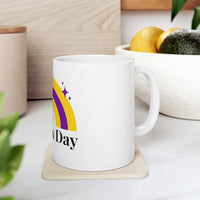 Thumbnail for Intersexual Pride Flag Ceramic Mug - Father's Day Printify