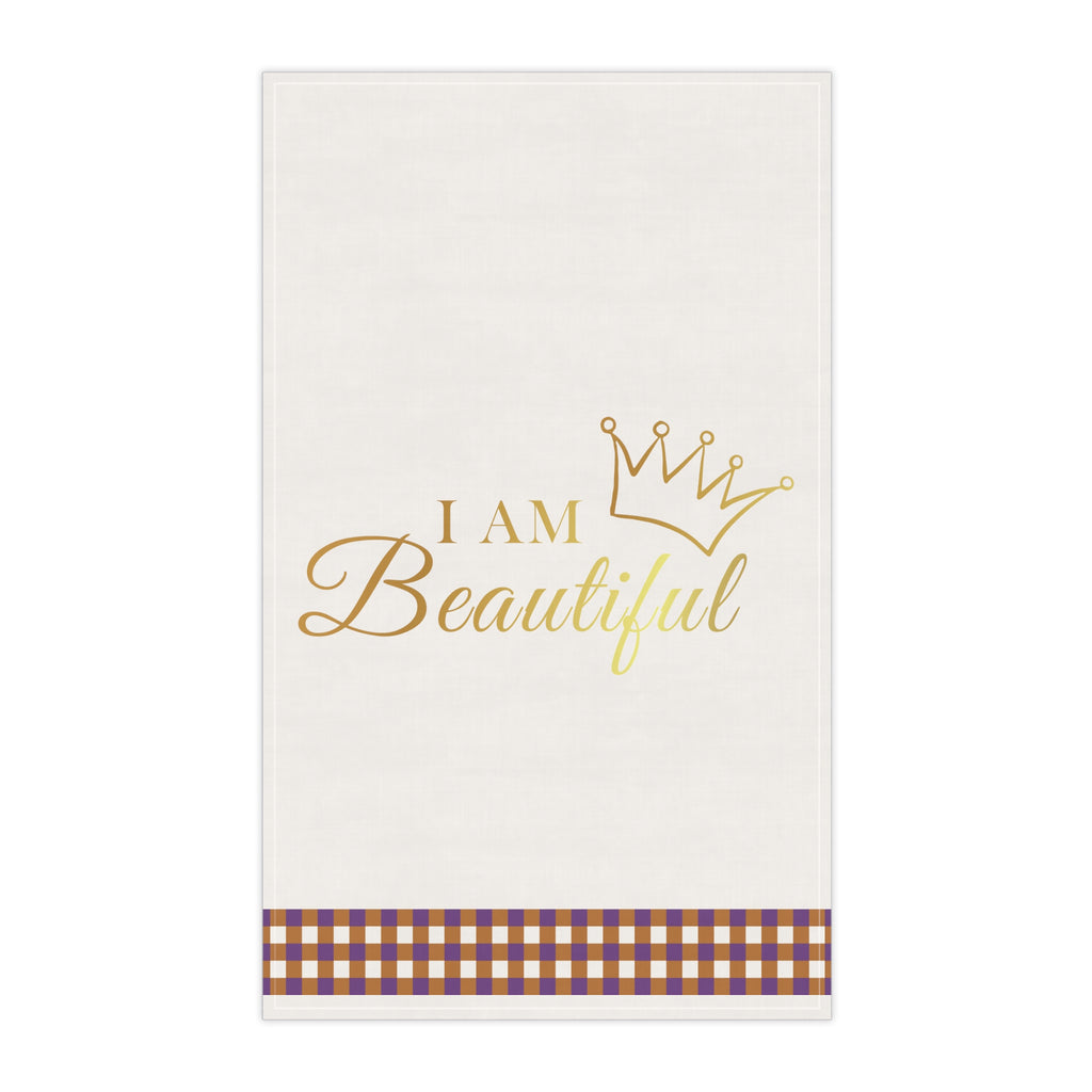 Christmas Kitchen Towel - I am Beautiful Printify