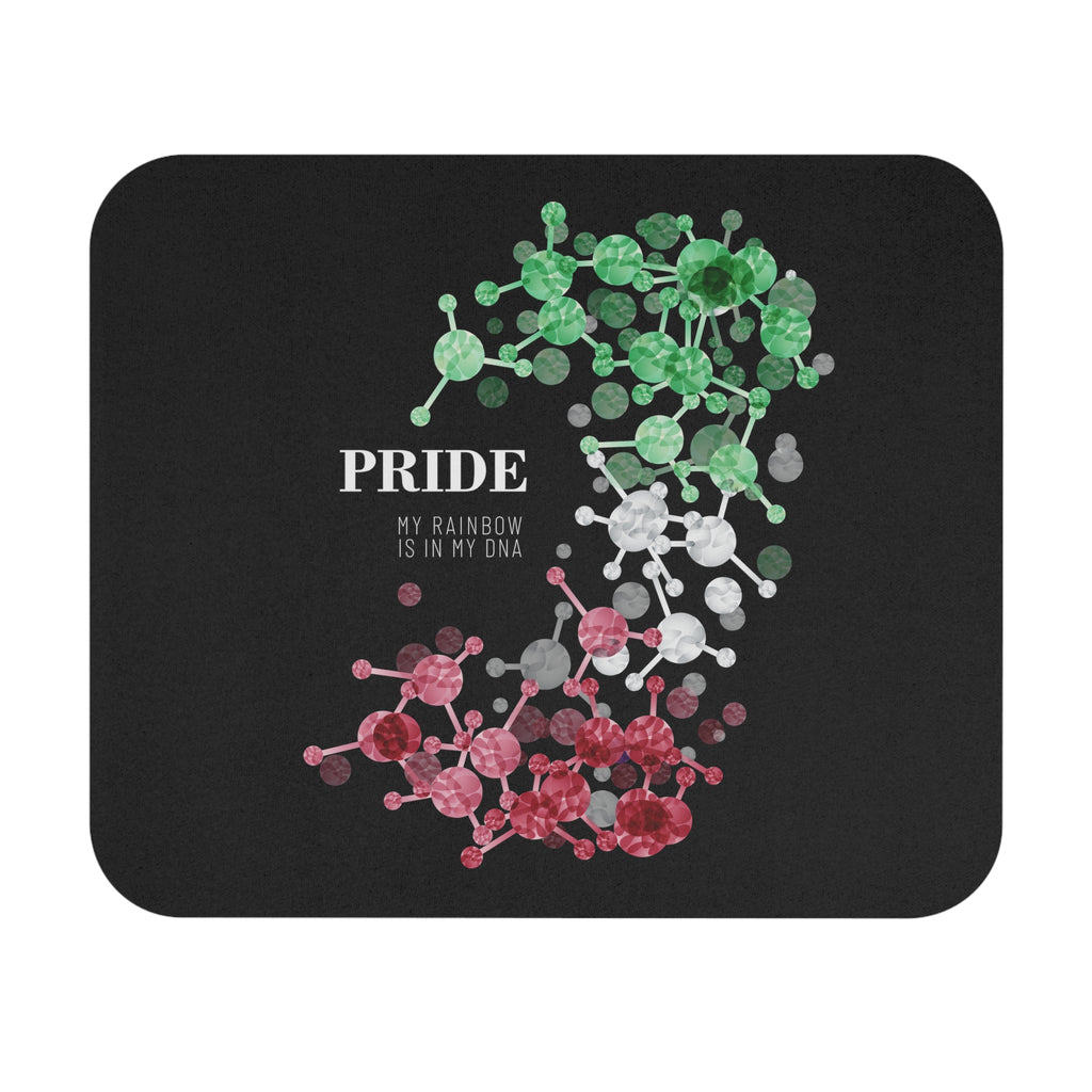 SHAVA CO Abrosexual Flag Mouse Pad (Rectangle) - My Rainbow Is In My DNA Printify