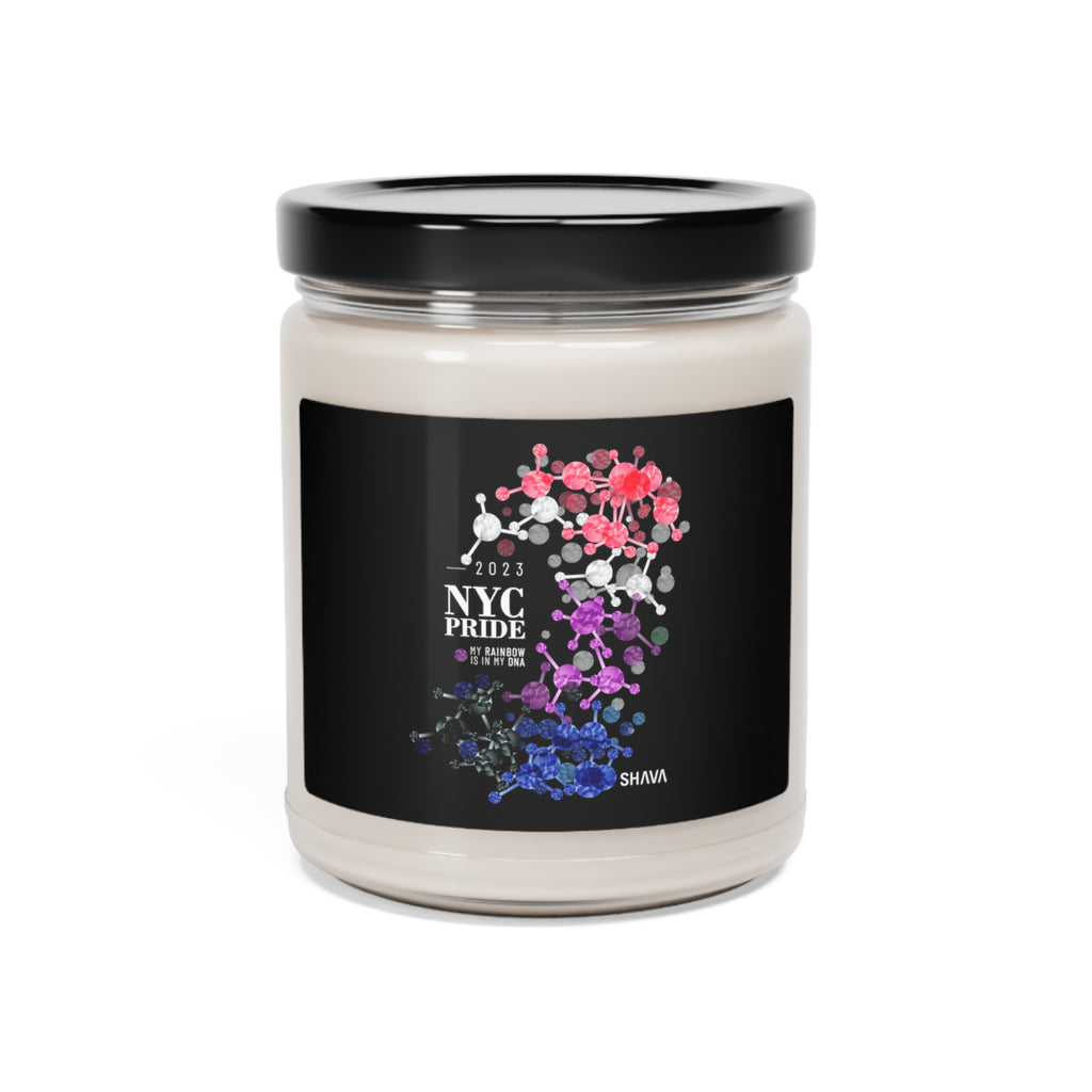 SHAVA CO Genderfluid Flag 2023 Pride, New York City Scented Soy Candle, 9oz Printify