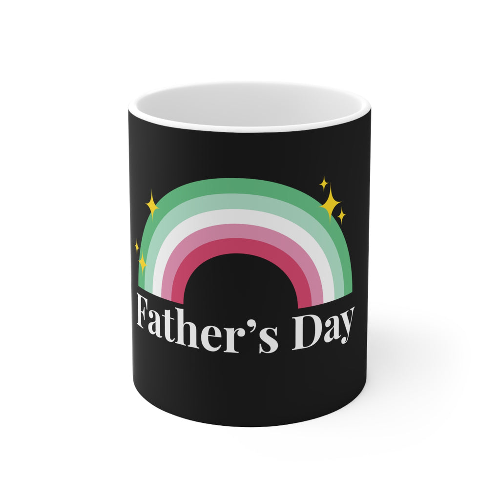 Abrosexual Pride Flag Ceramic Mug - Father's Day Printify