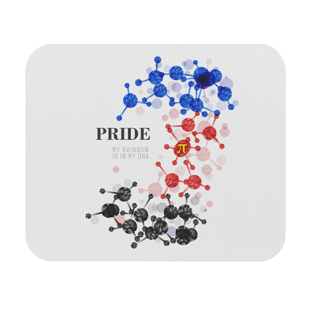 SHAVA CO Polyamory Flag Mouse Pad (Rectangle) - My Rainbow Is In My DNA Printify