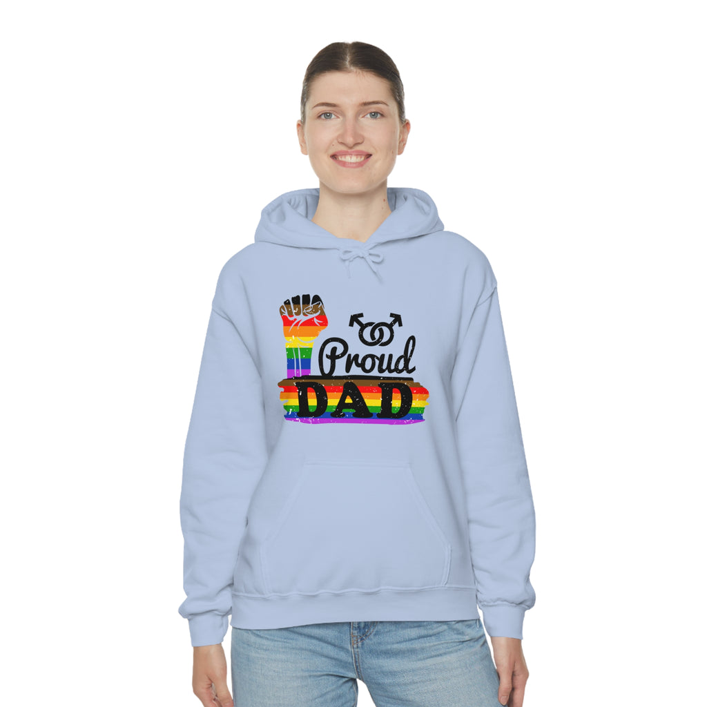 SHAVA CO Philadelphia Flag, Unisex Heavy Blend™ Hooded Sweatshirt - Proud Dad Printify