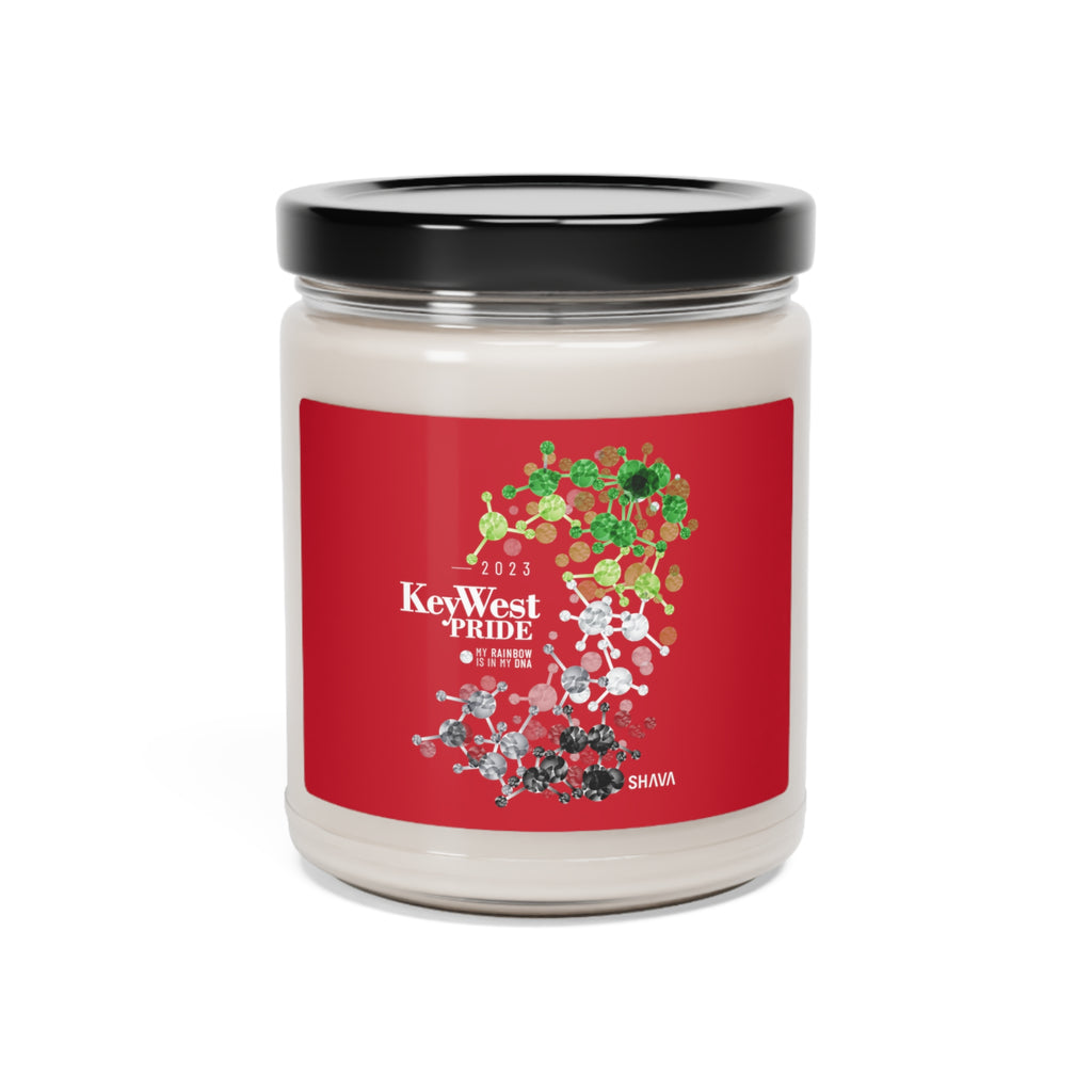 SHAVA CO Aromantic Flag 2023 Pride, Key West Scented Soy Candle, 9oz Printify