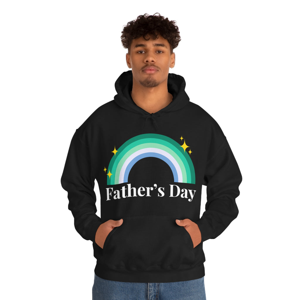 SHAVA CO Gay Flag, Unisex Heavy Blend™ Hooded Sweatshirt - Father's Day Printify