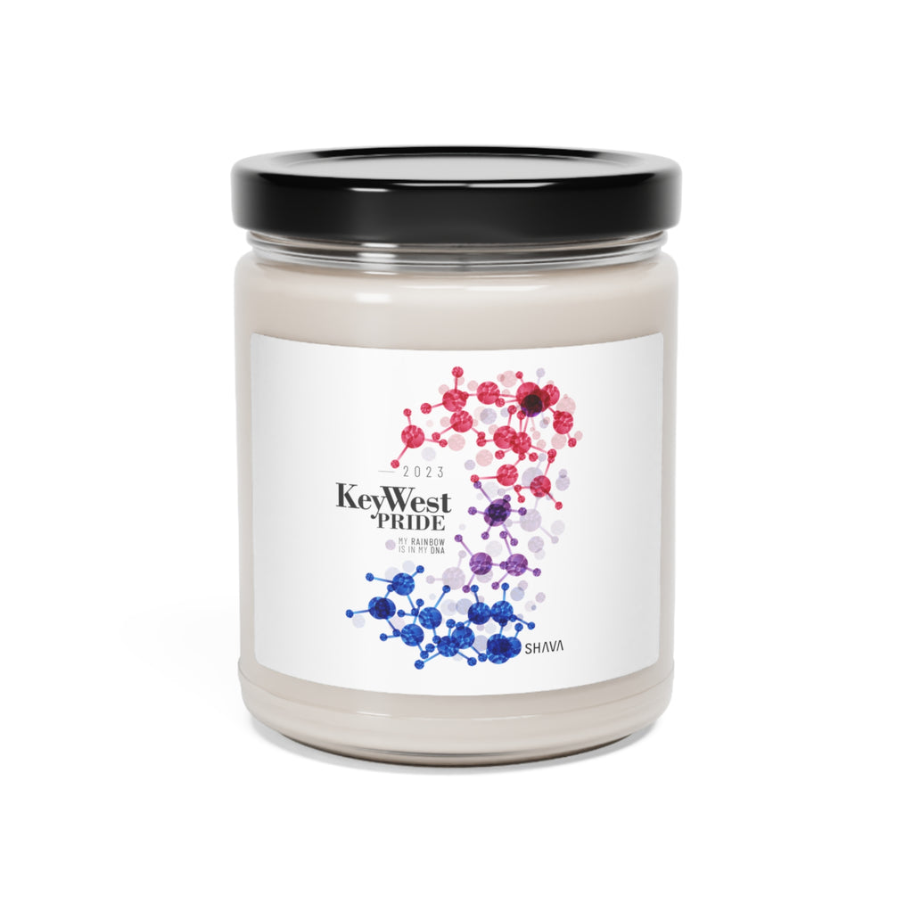 SHAVA CO Bisexual Flag 2023 Pride, Key West Scented Soy Candle, 9oz Printify