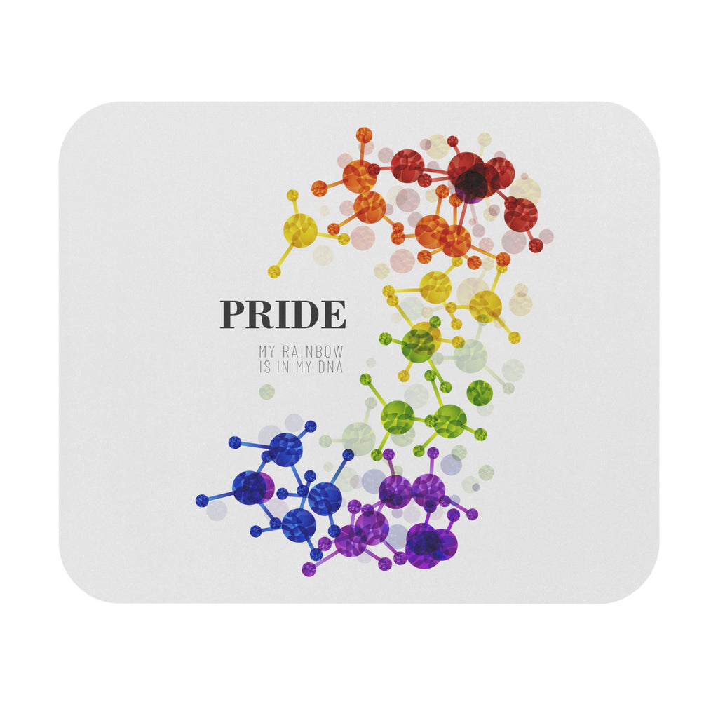 SHAVA CO Rainbow Flag Mouse Pad (Rectangle) - My Rainbow Is In My DNA Printify