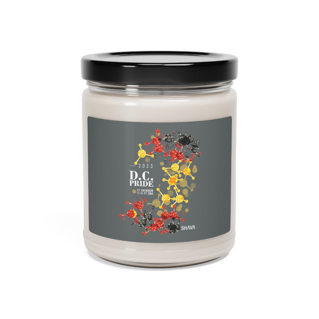 SHAVA CO Rubber Flag 2023 Pride, Washington D.C Scented Soy Candle, 9oz Printify