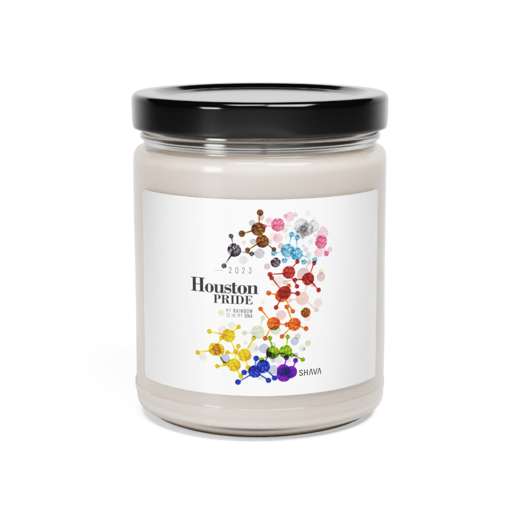 SHAVA CO Progress Flag 2023 Pride, Houston Scented Soy Candle, 9oz Printify