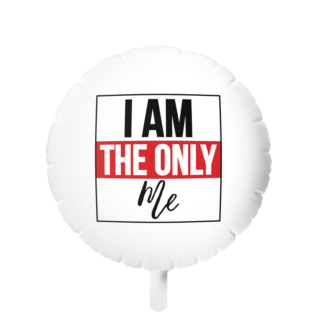 Christmas Mylar Helium Balloon , I am the Only Me Printify