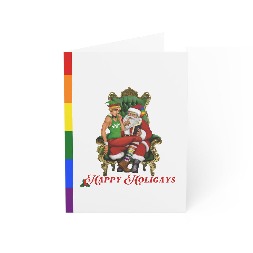 Merry Queermas Greeting Cards ' Happy Holigays (With SHAVA) SHAVA CO