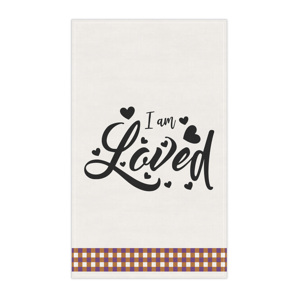 Christmas Kitchen Towel - I am Loved Printify