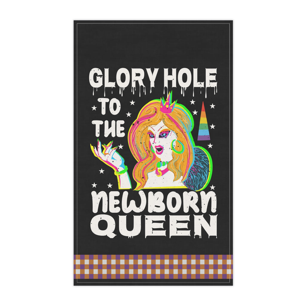 Christmas LGBTQ  Kitchen Towel - NewBorn Queen Printify