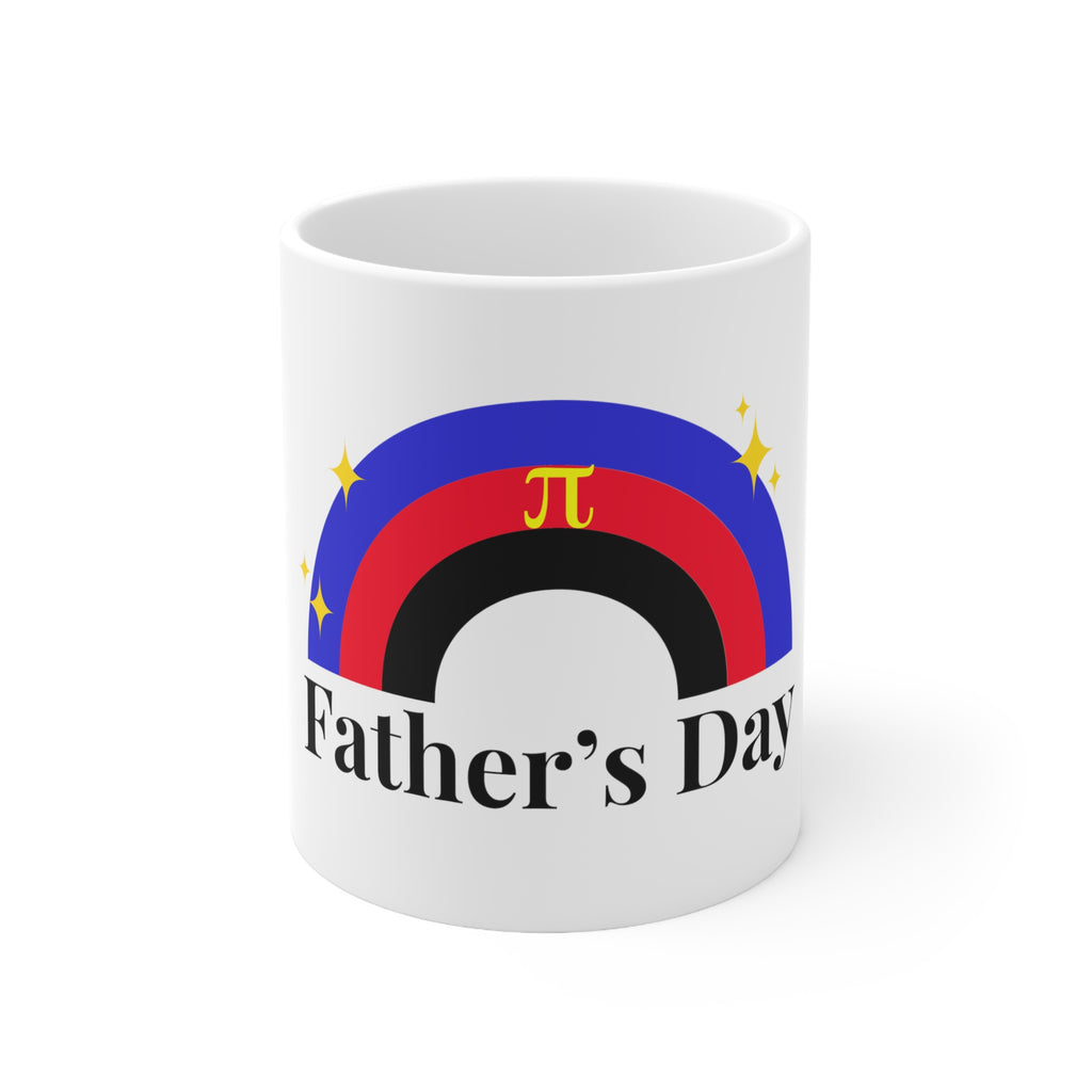 Polyamory Pride Flag Ceramic Mug - Father's Day Printify