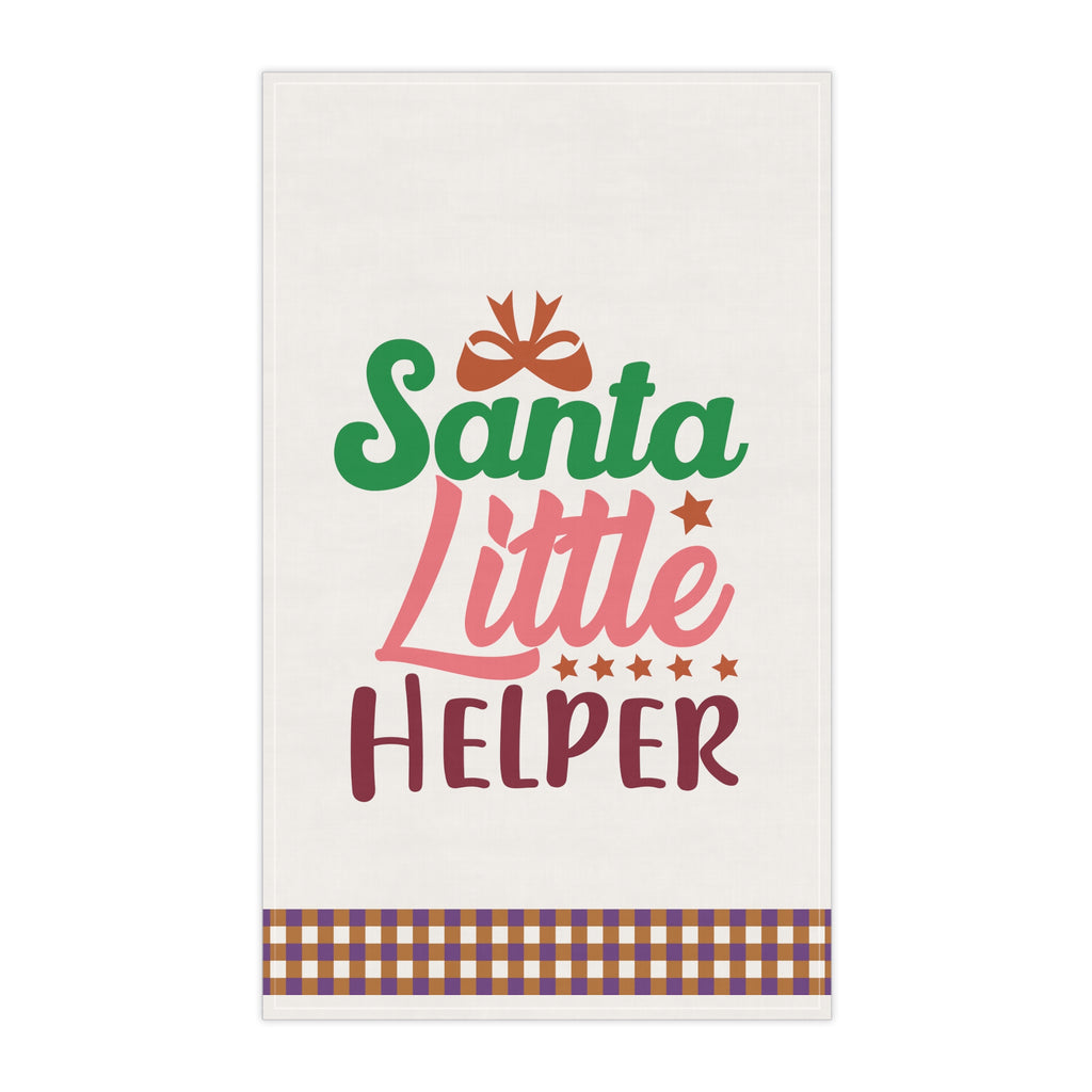 Christmas Kitchen Towel - Santa Little Helper Printify