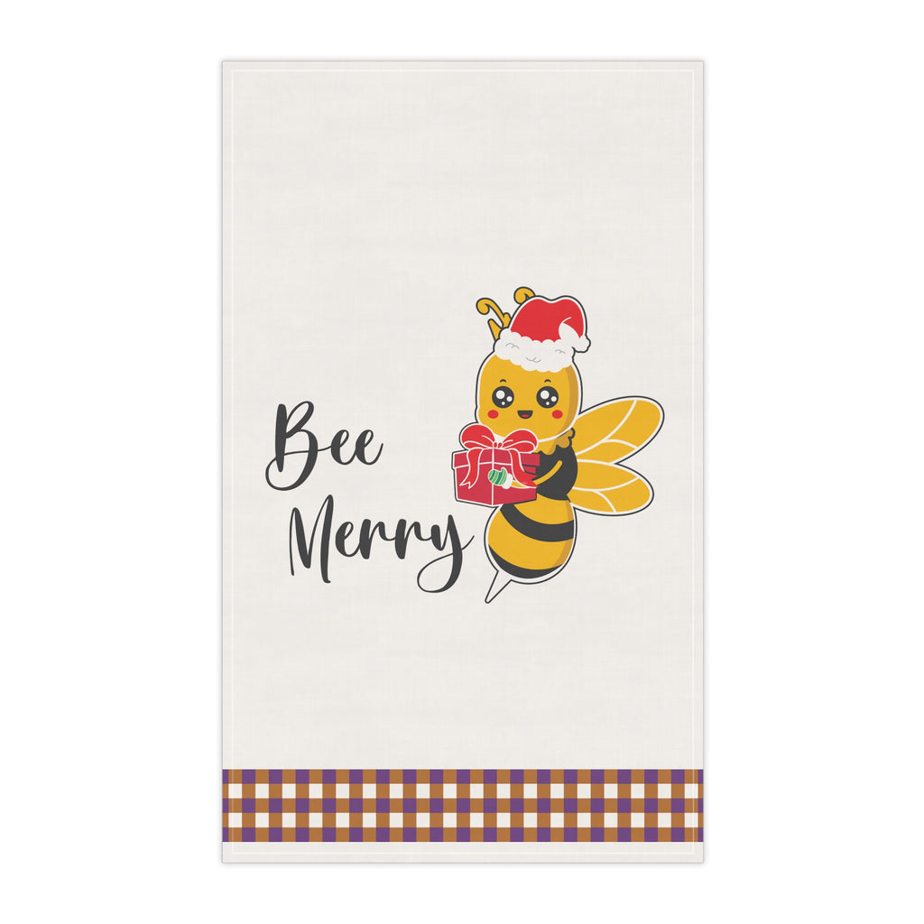 Christmas Kitchen Towel - Bee Merry Printify