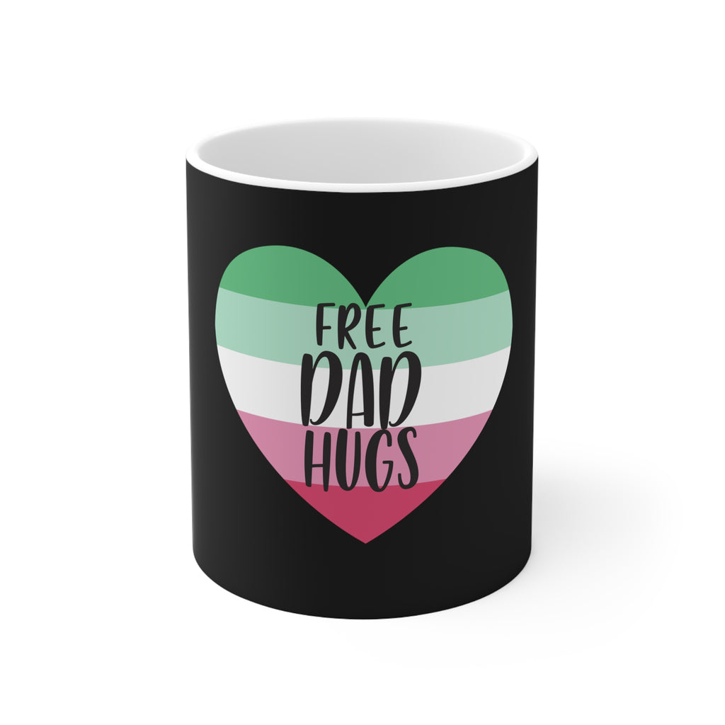 Abrosexual Pride Flag Ceramic Mug - Free Dad Hugs Printify