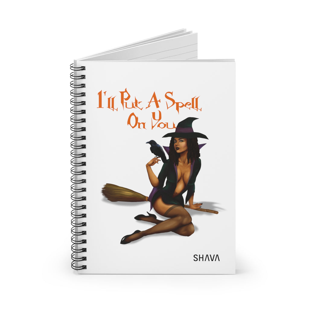 Halloween/ Spiral Notebook - Ruled Line/ I'll Put A Spell On You Printify