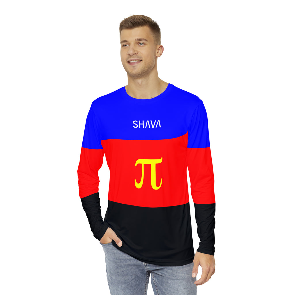 SHAVA CO Polyamory Flag Long Sleeve Shirt Unisex Size Printify