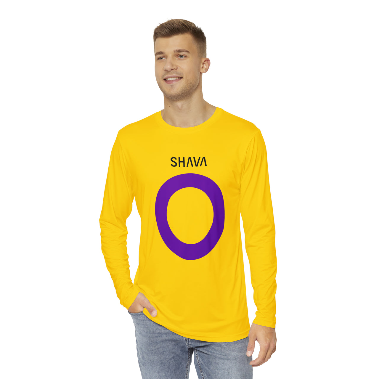 SHAVA CO Intersexual Flag Long Sleeve Shirt Unisex Size Printify