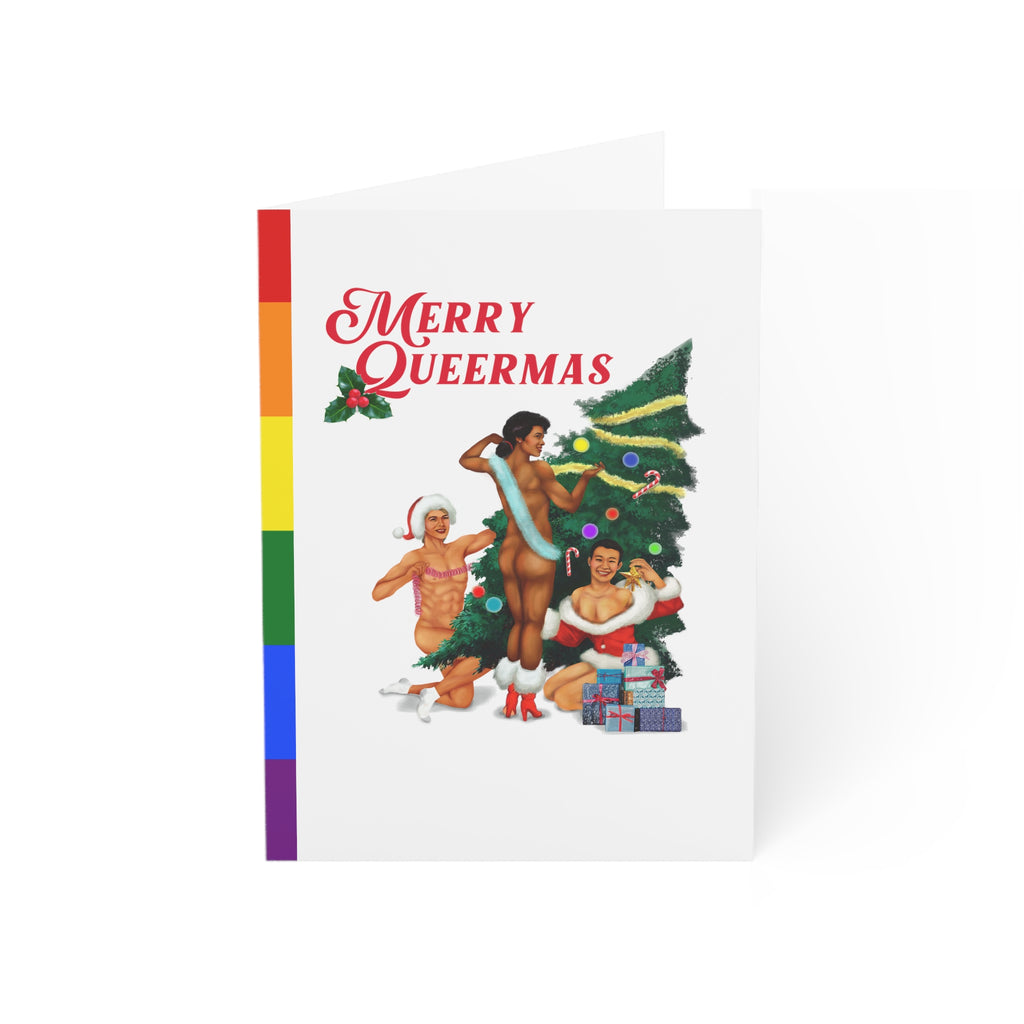 Merry Queermas Greeting Cards ' Merry Queermas Printify