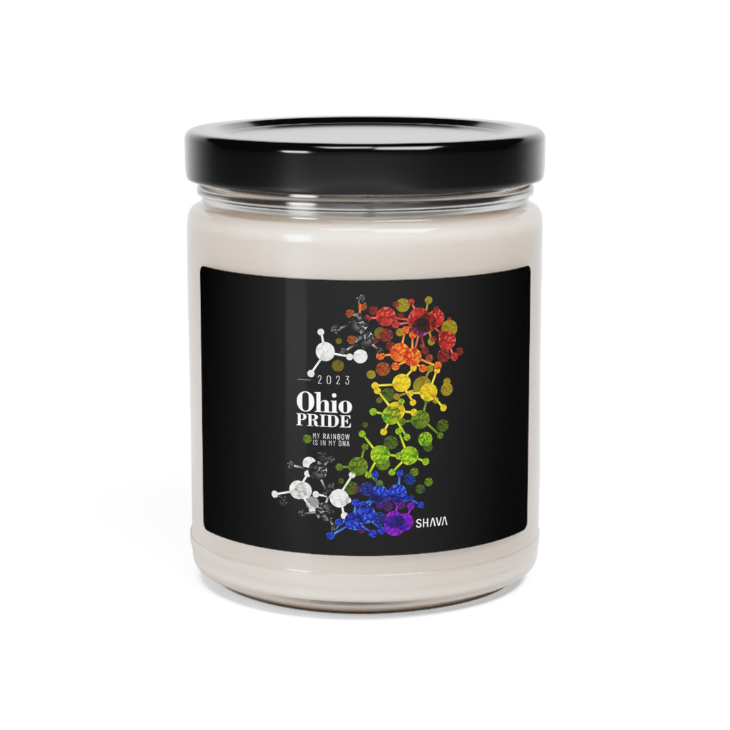 SHAVA CO Straight Ally Flag 2023 Pride, Ohio Scented Soy Candle, 9oz Printify
