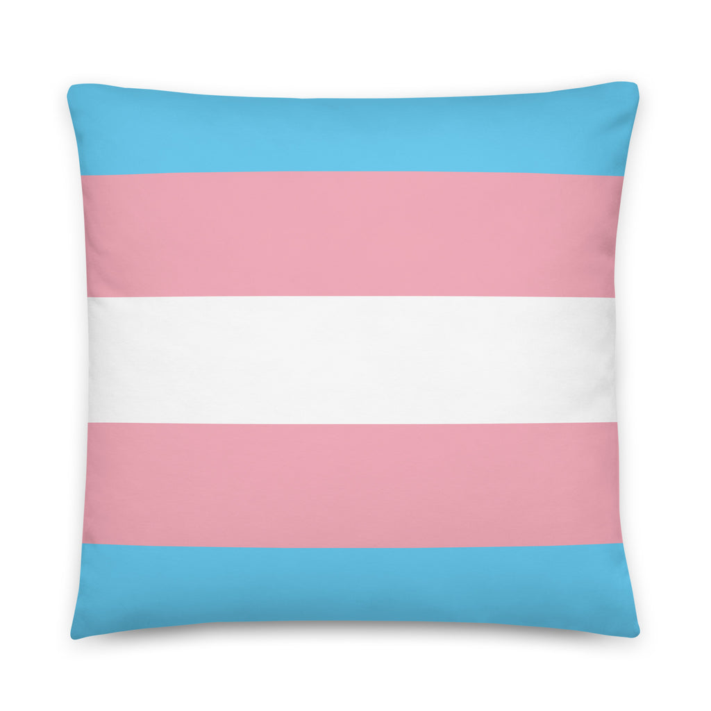 Transgender Flag LGBTQ Pillow SHAVA CO