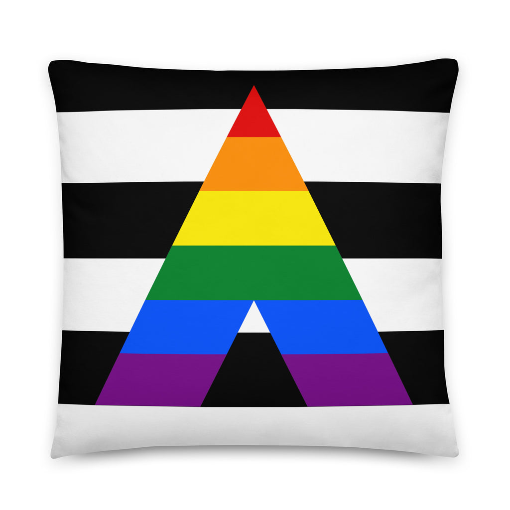 Straight Ally Flag LGBTQ Pillow SHAVA