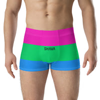 Thumbnail for Polysexual Flag LGBTQ Boxer for Her/Him or They/Them SHAVA
