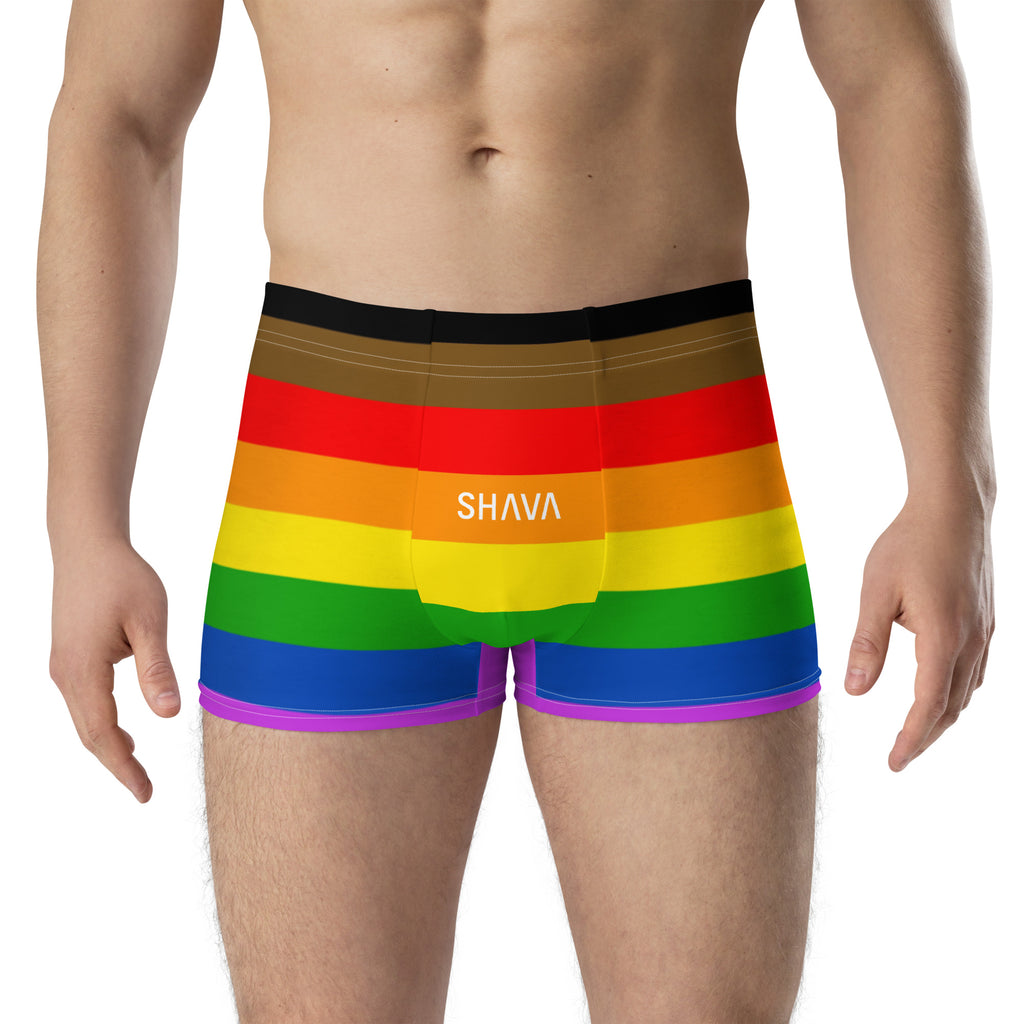 Philadelphia Flag LGBTQ Boxer for Her/Him or They/Them SHAVA