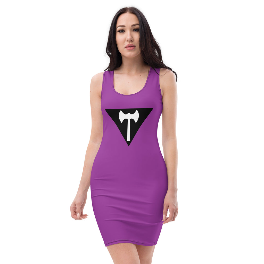 Labrys Lesbian Flag LGBTQ Cut & Sew Dress Women’s Size SHAVA CO