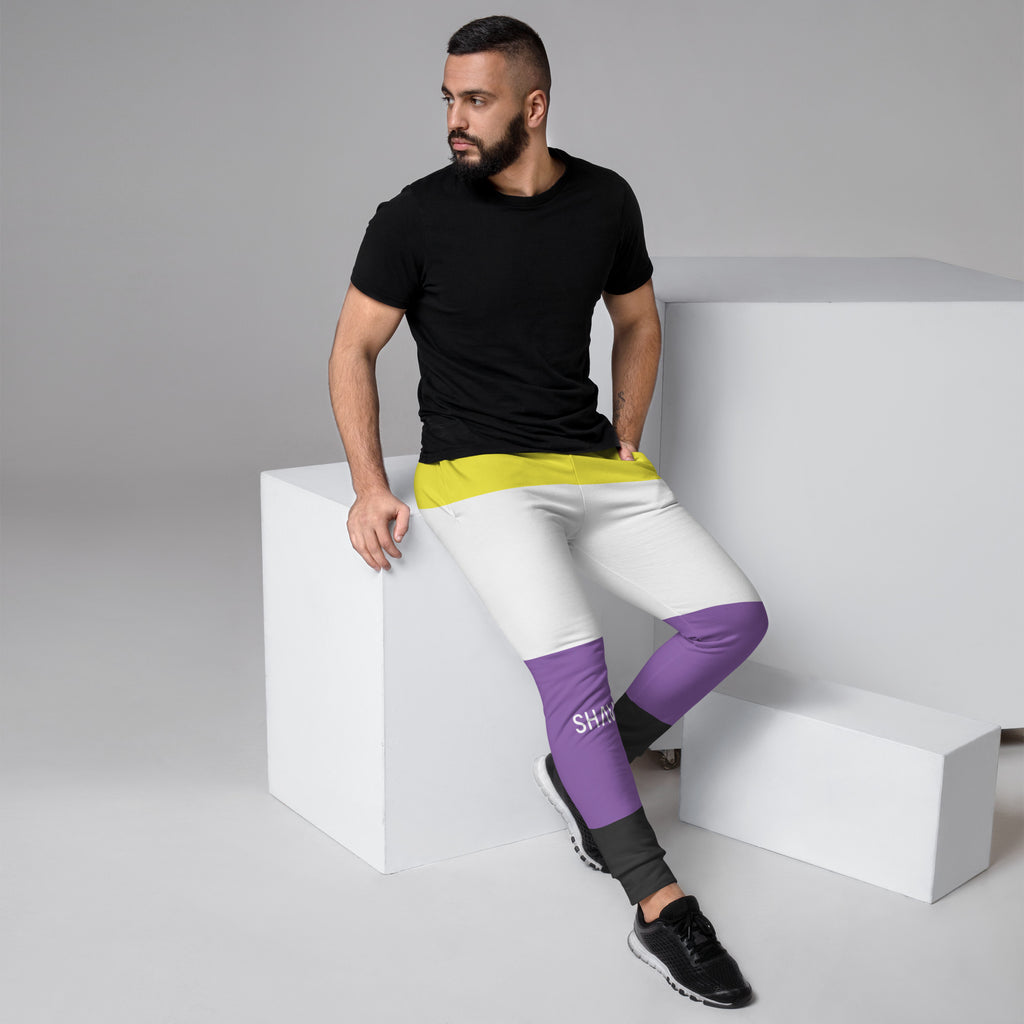 Non Binary Flag LGBTQ Joggers Men’s Size SHAVA CO