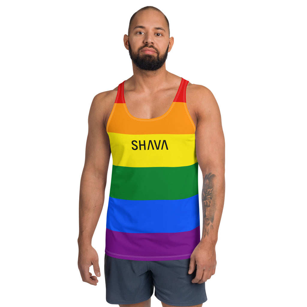 Rainbow Pride Flag LGBTQ Tank Top Unisex Size SHAVA