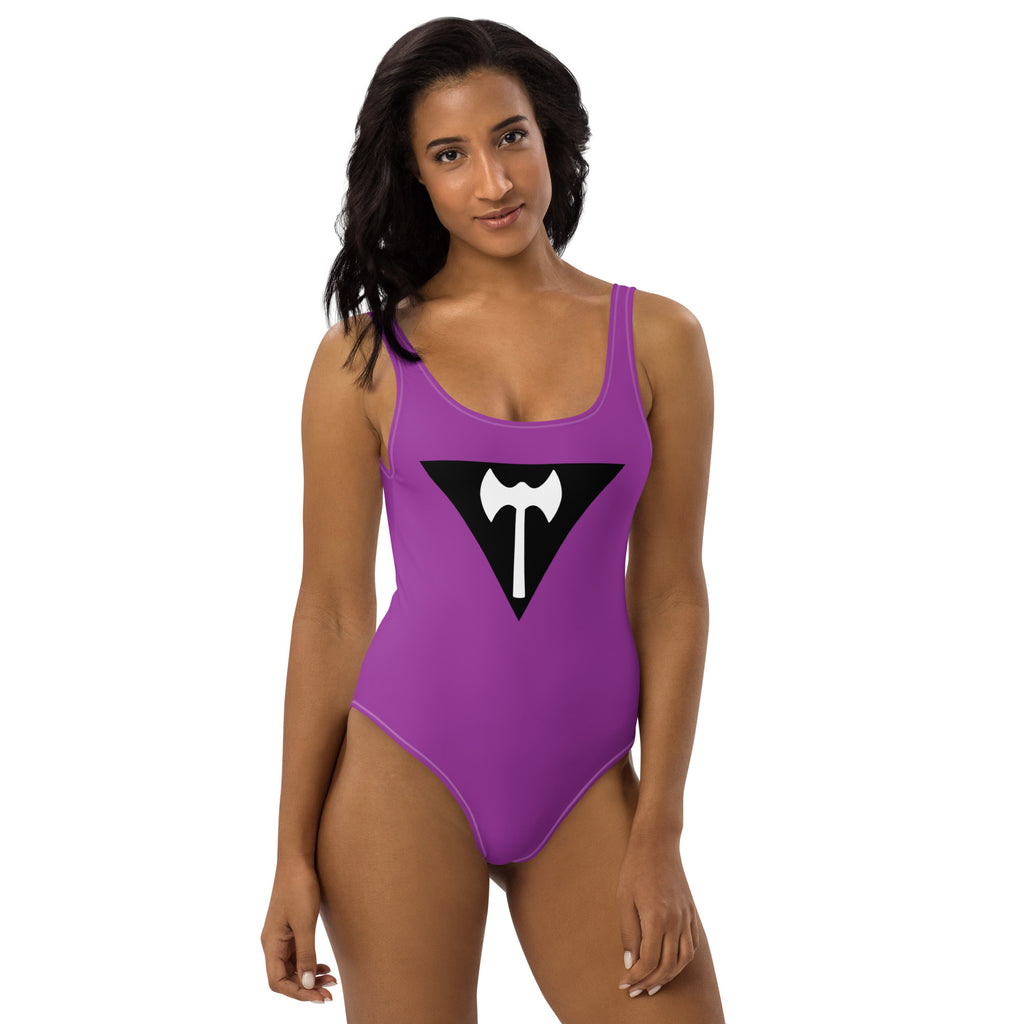Labrys Lesbian Flag LGBTQ One-Piece Swimsuit Women’s Size SHAVA CO