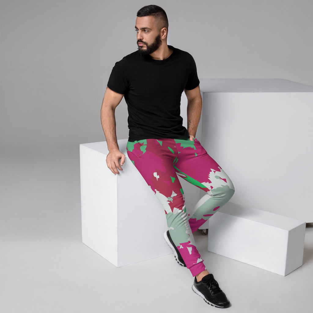 LGBTQIA+ Pride Flags Drips Men's Joggers - abrosexual Flag SHAVA