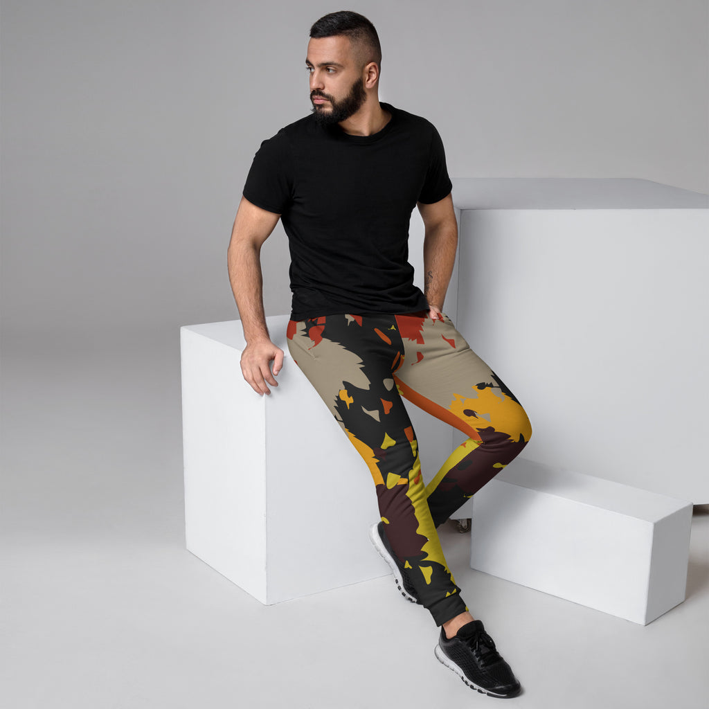 LGBTQIA+ Pride Flags Drips Men's Joggers - Bear Flag