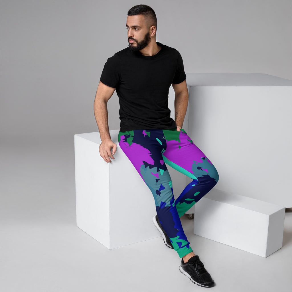 LGBTQIA+ Pride Flags Drips Men's Joggers - Gay Flag