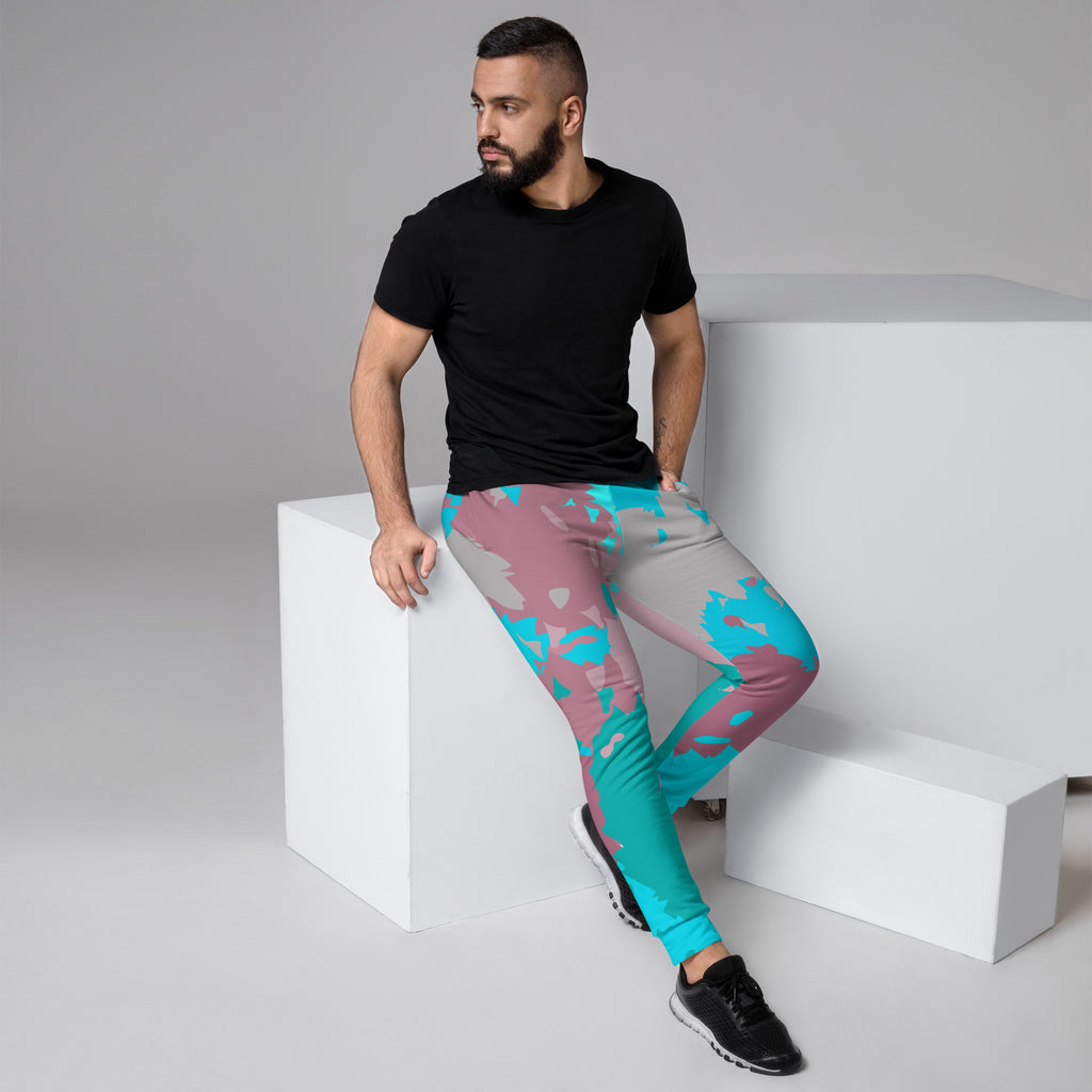 LGBTQIA+ Pride Flags Drips Men's Joggers - Transgender Flag SHAVA