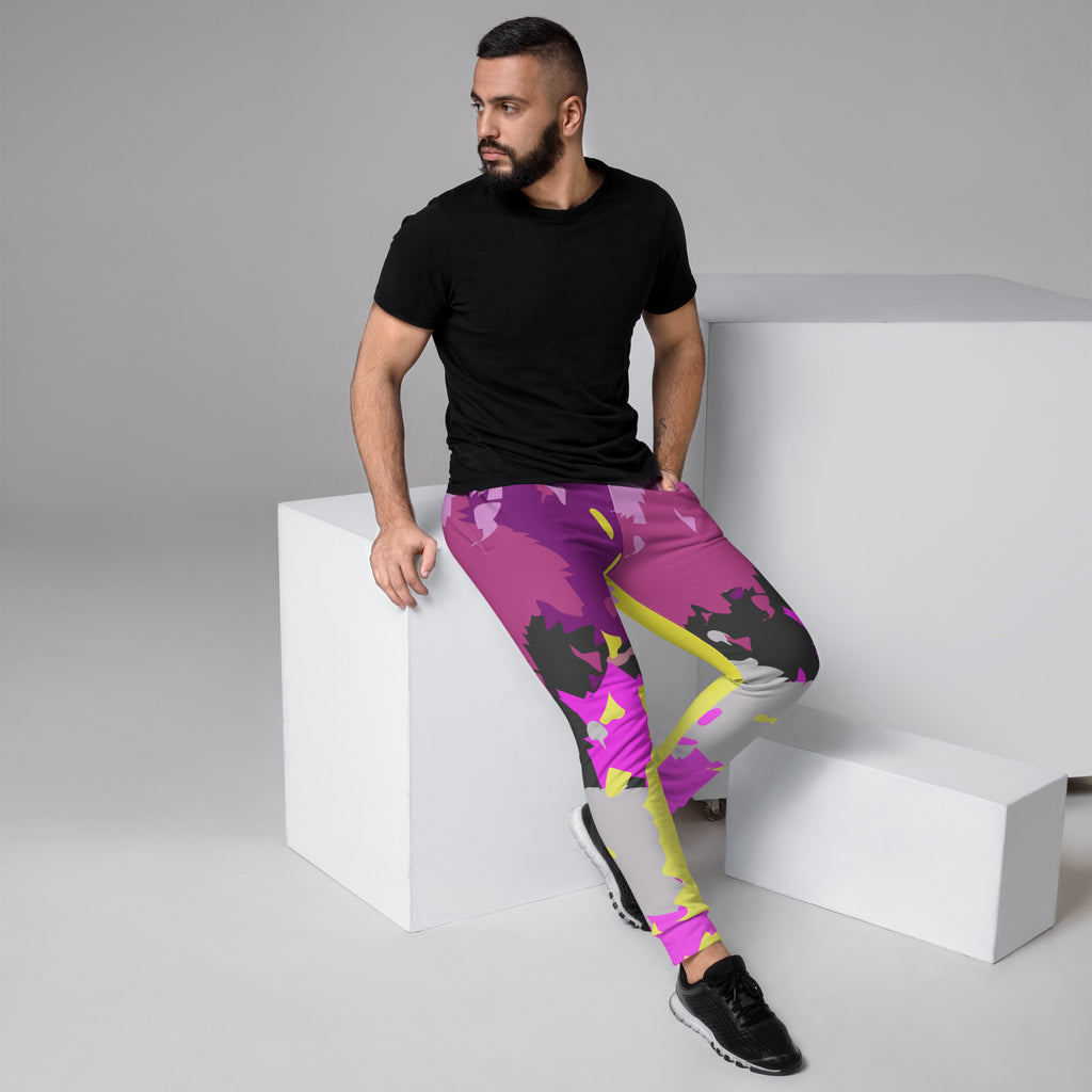 LGBTQIA+ Pride Flags Drips Men's Joggers - Twink Flag SHAVA