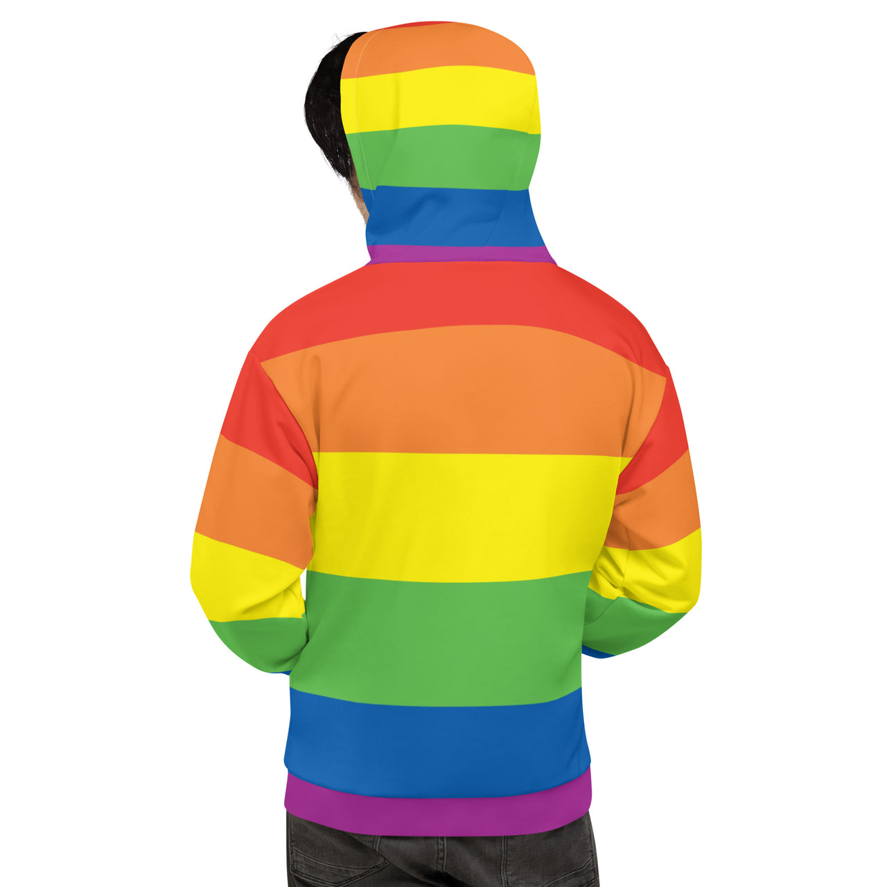 LGBTIQ+ Progress Flag LGBTQ Hoodie Unisex Size SHAVA CO