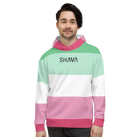 Thumbnail for Abrosexual Flag LGBTQ Hoodie Unisex Size SHAVA CO