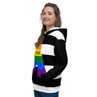 Thumbnail for Straight Ally Flag LGBTQ Hoodie Unisex Size SHAVA CO