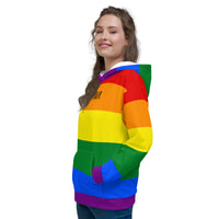 Thumbnail for Rainbow Flag LGBTQ Hoodie Unisex Size SHAVA