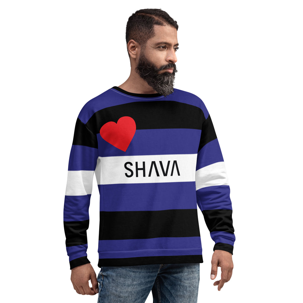 Leather Flag LGBTQ Sweatshirt Unisex Size SHAVA CO