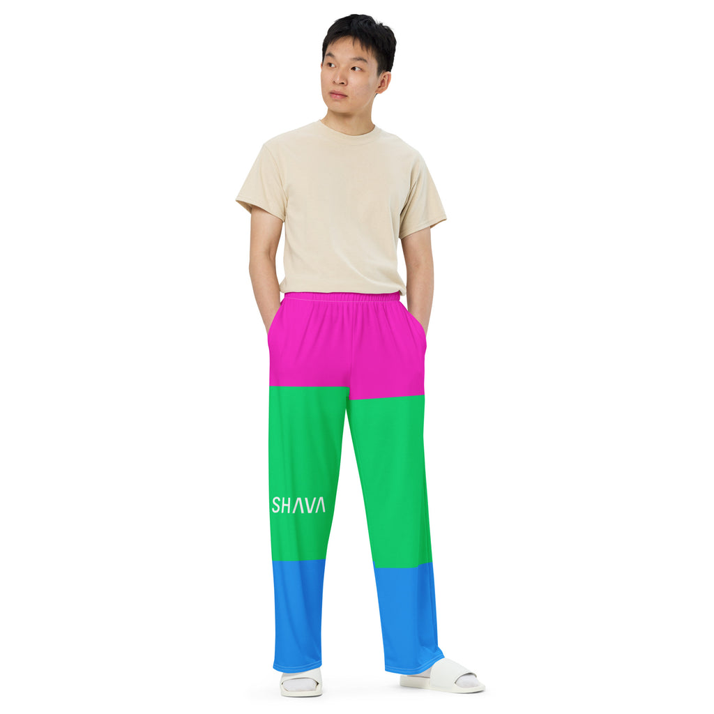 Polysexual Flag LGBTQ Bottoms Unisex Size SHAVA