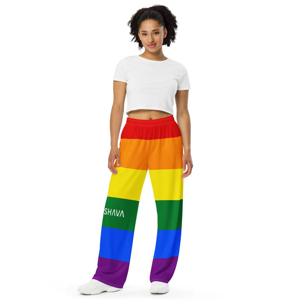 Rainbow Flag LGBTQ Bottoms Unisex Size SHAVA