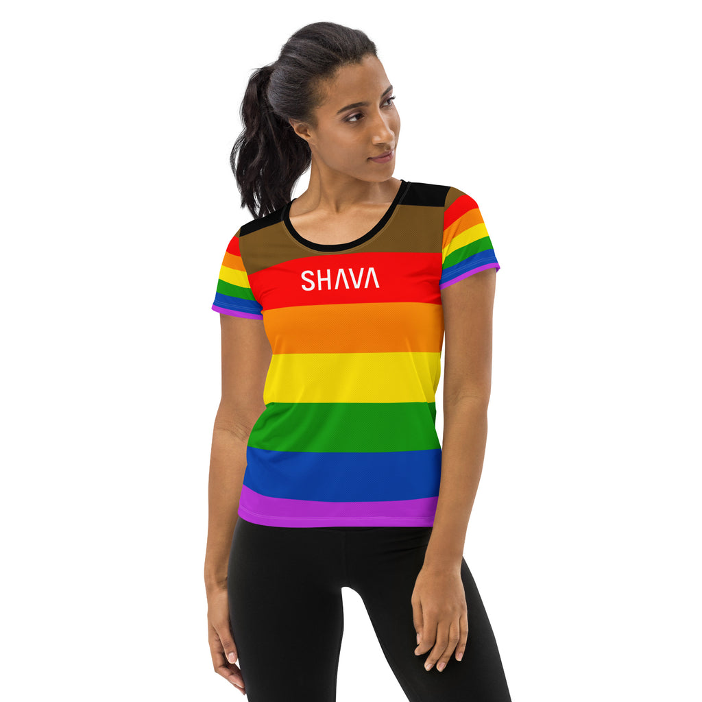 Philadelphia Flag LGBTQ T-Shirt Women’s Size SHAVA