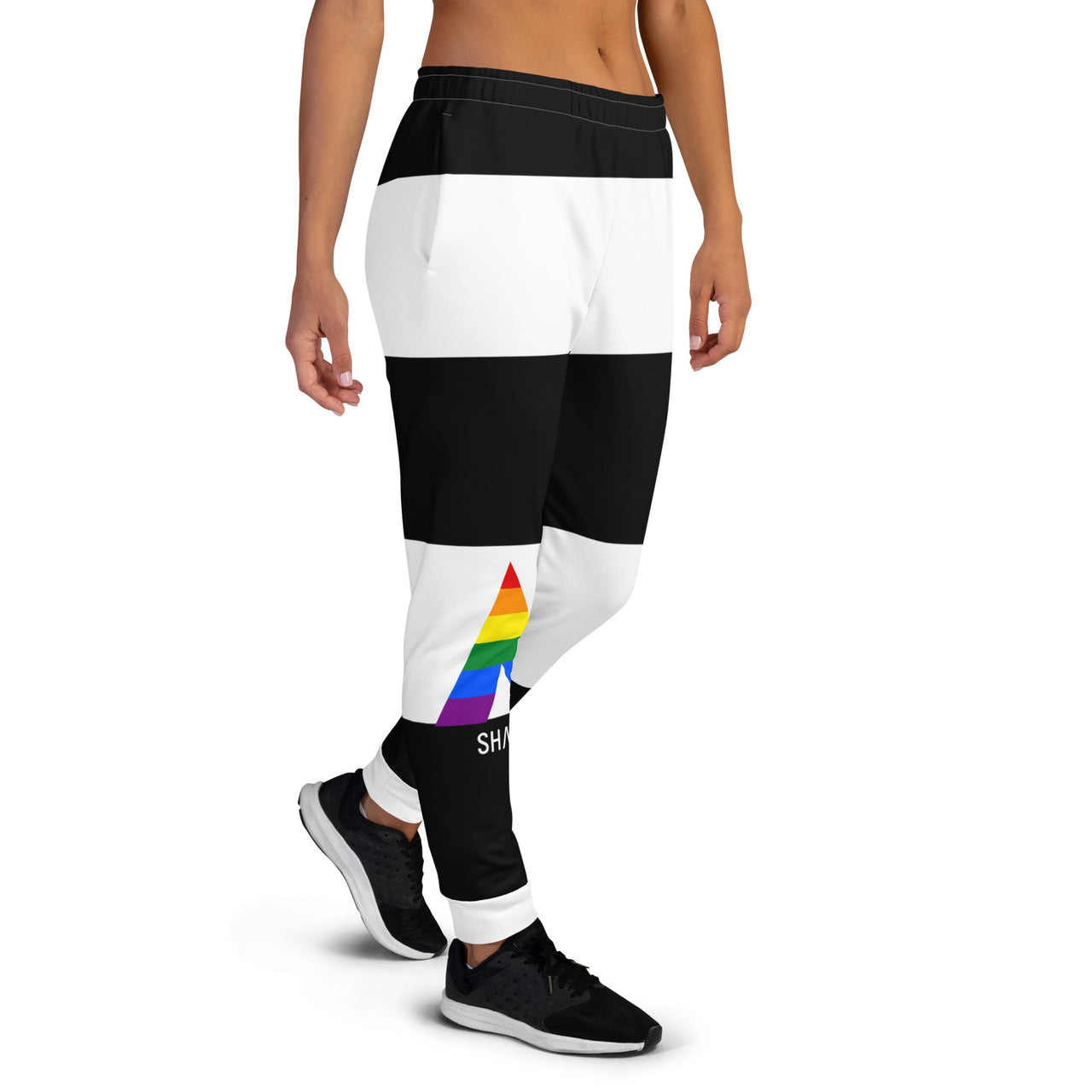 Straight Ally Flag LGBTQ Joggers Women’s Size SHAVA CO