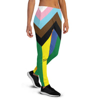 Thumbnail for Progress Flag LGBTQ Joggers Women’s Size SHAVA CO