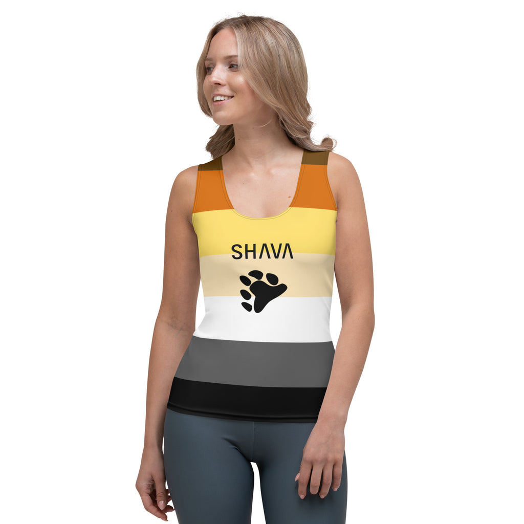 Bear Flag LGBTQ Sublimation Cut & Sew Women’s Tank Top SHAVA